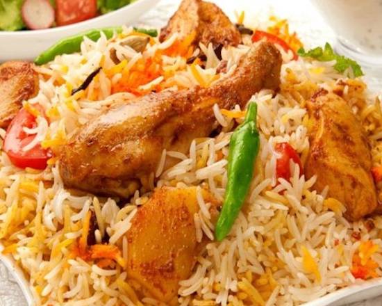 Fragrant Chicken Biryani at Taste of Shangri-La in Edmonton, AB